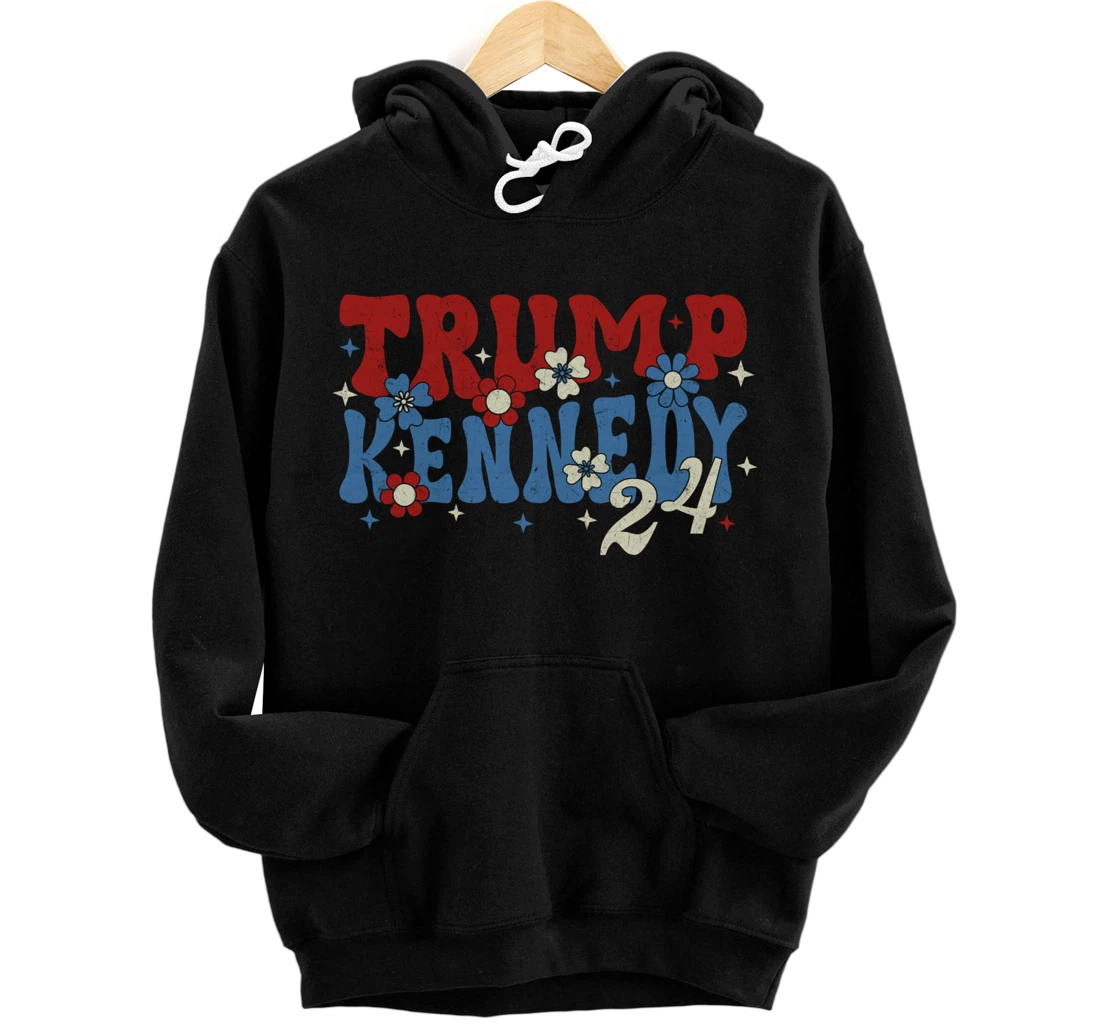 Personalized Trump Kennedy Checkmate Take America Back 2024 Trump Groovy Pullover Hoodie