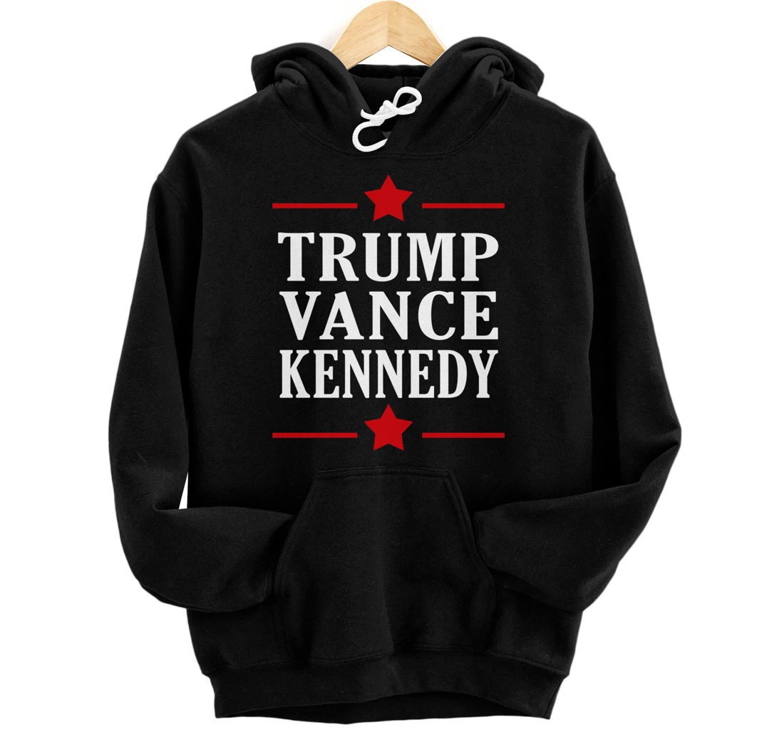 Personalized Donald Trump President JD Vance VP Trump Vance Kennedy 2024 Pullover Hoodie