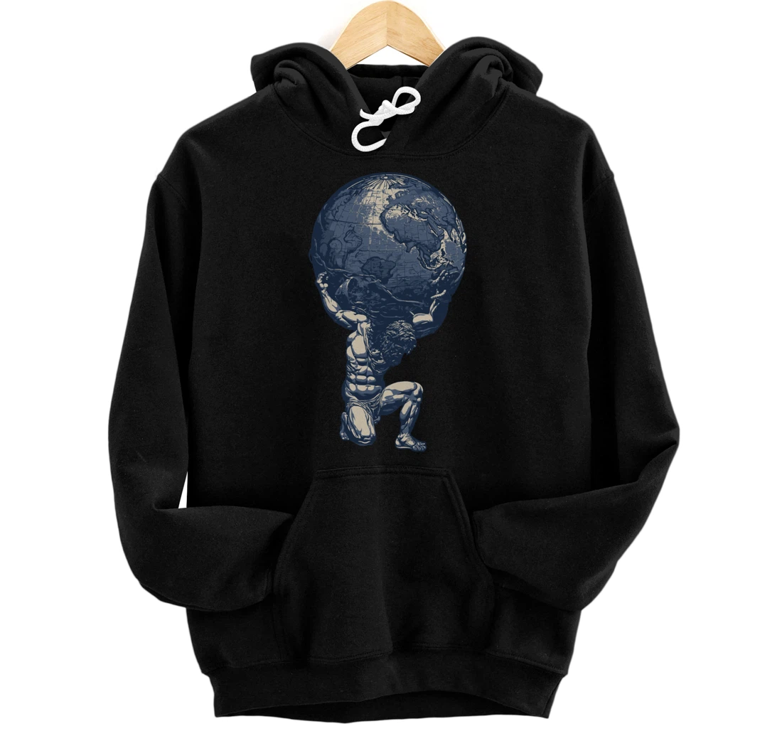 Personalized Atlas Ancient Greek Mythology Greek God Greece Mythologist Pullover Hoodie