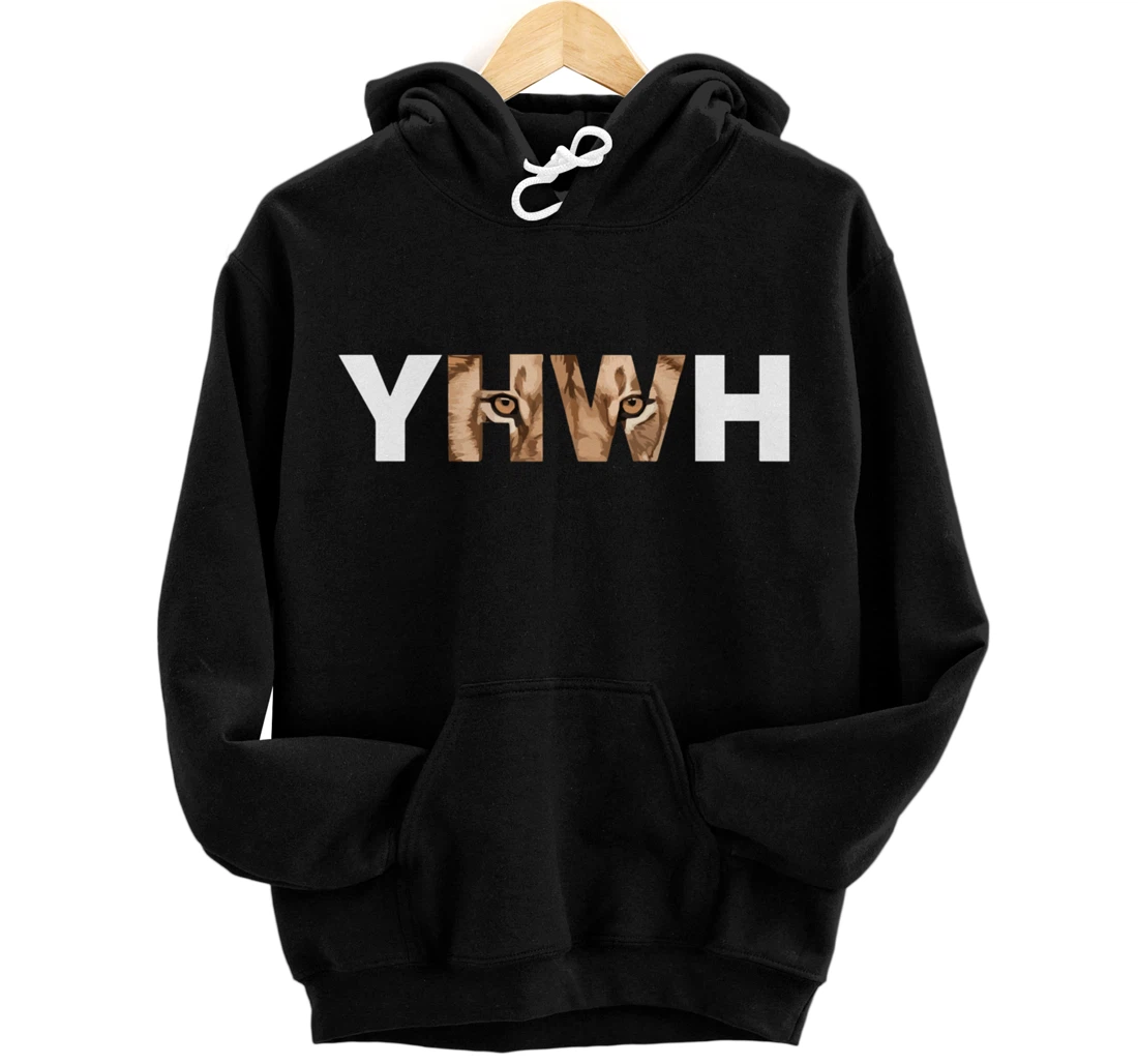 Personalized YHWH Yahweh God Lion Pullover Hoodie