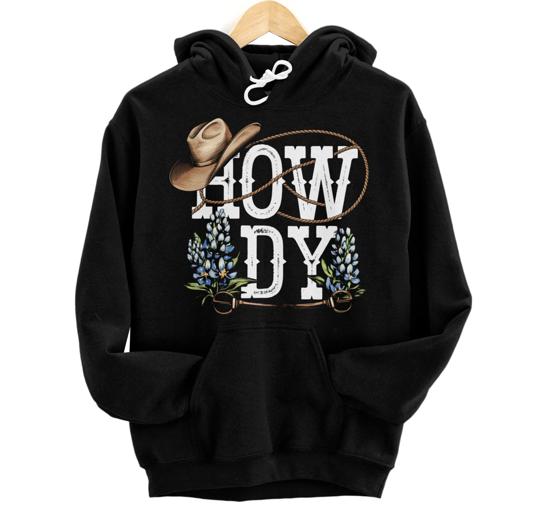 Personalized Howdy, Western Cowboy Pullover Hoodie