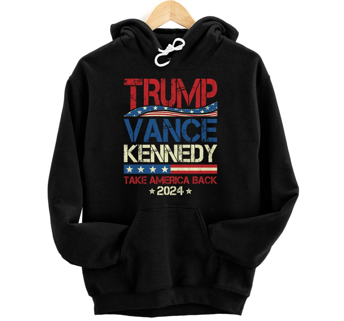 Personalized Trump Vance Kennedy Take America Back 2024 Election Pullover Hoodie