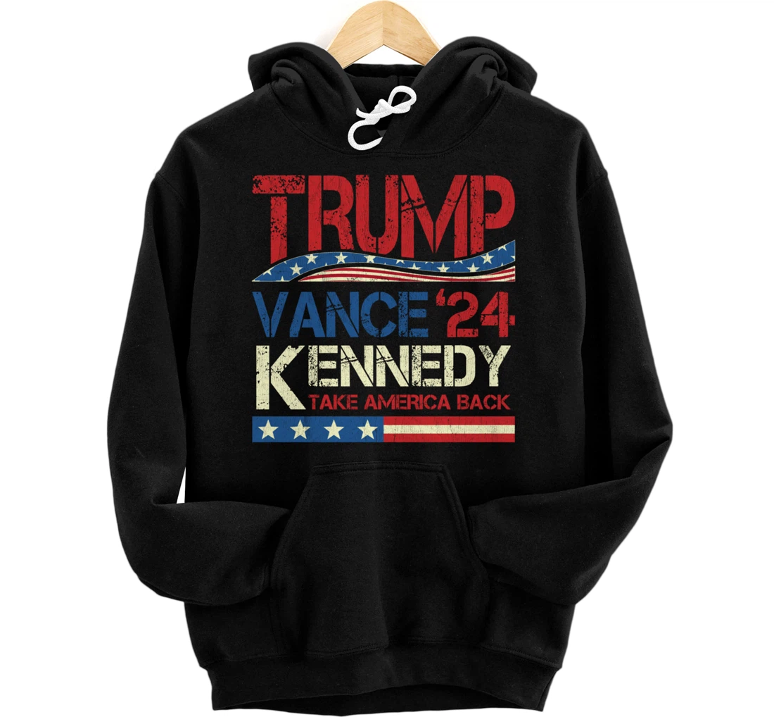 Personalized Trump Vance Kennedy Take America Back 2024 Election Pullover Hoodie