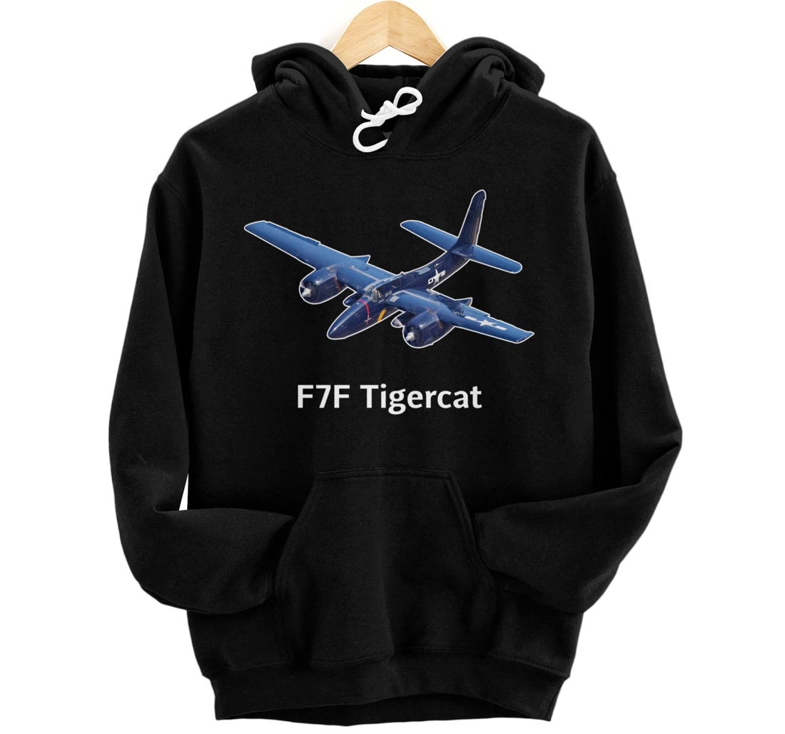 Personalized World War 2 Grumman F7F Tigercat Airplane f 7 Tigercat Plane Pullover Hoodie