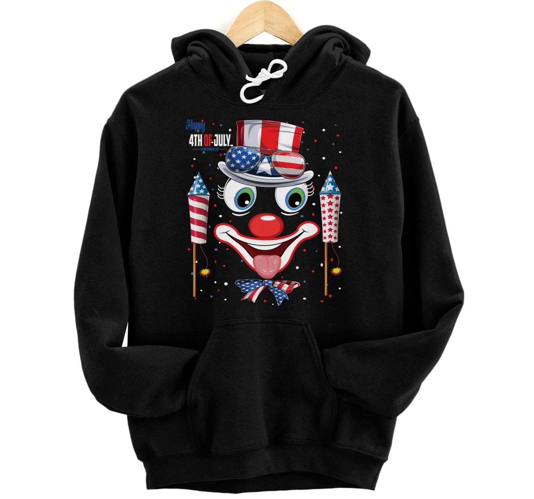 Personalized Carnival Clown Circus Costume Women Men Independence Day Tee Pullover Hoodie