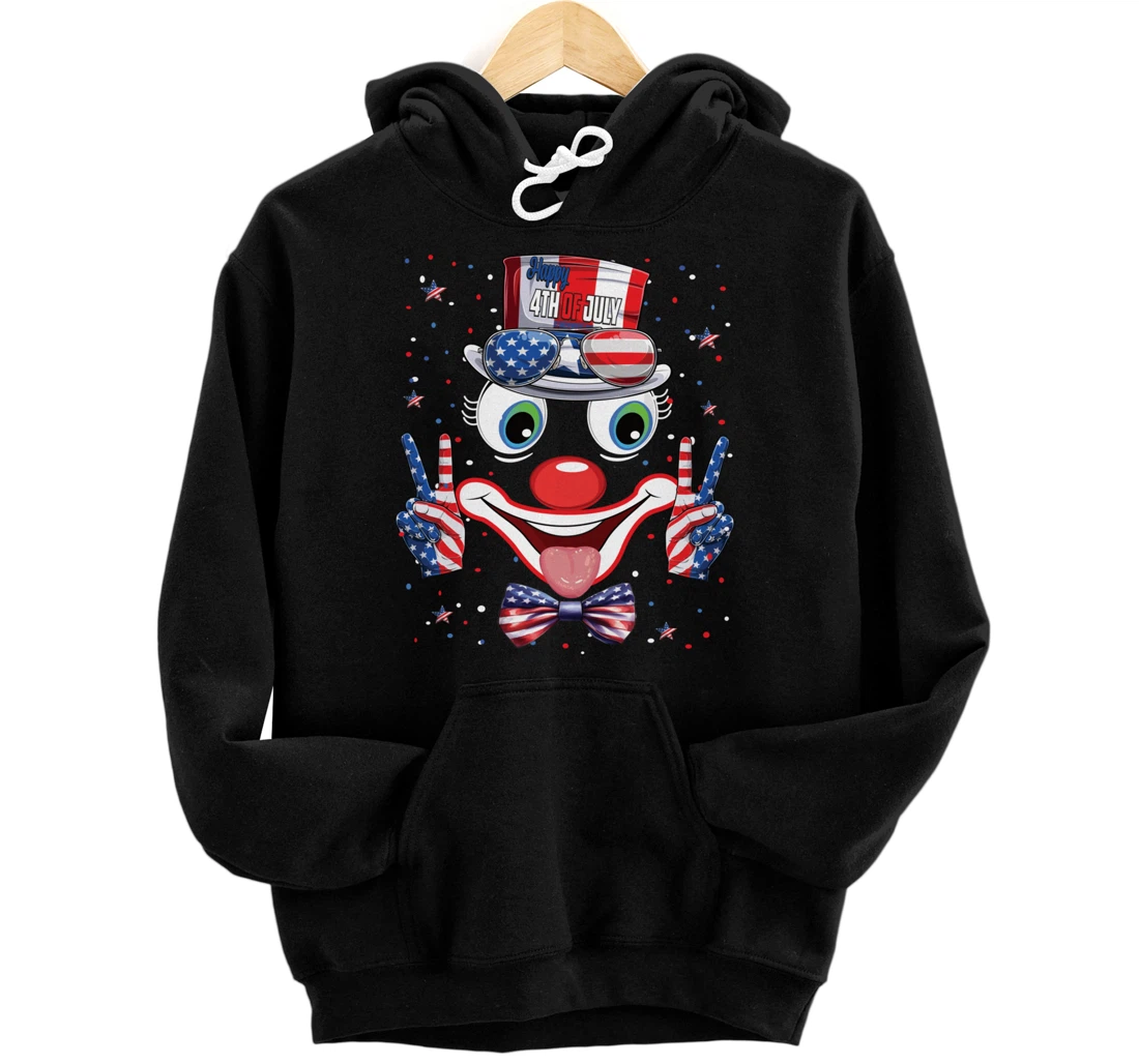 Personalized Carnival Clown Circus Costume Women Men Independence Day Tee Pullover Hoodie