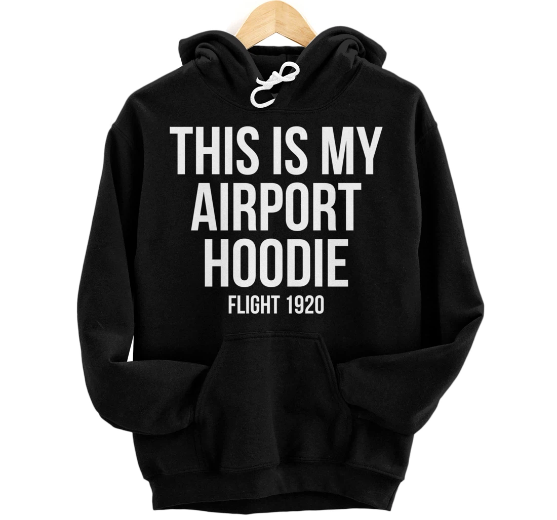 Personalized This Is My Airport Hoodie Flight 1920 Zeta Beta Finer Girls Pullover Hoodie