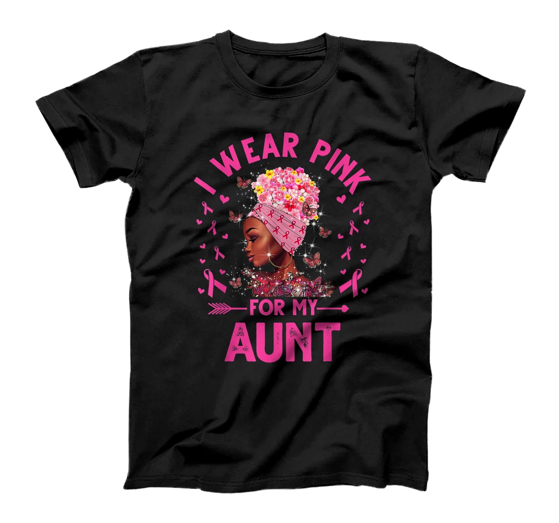 I Weak Pink For My Aunt Breast Cancer Awareness T-Shirt