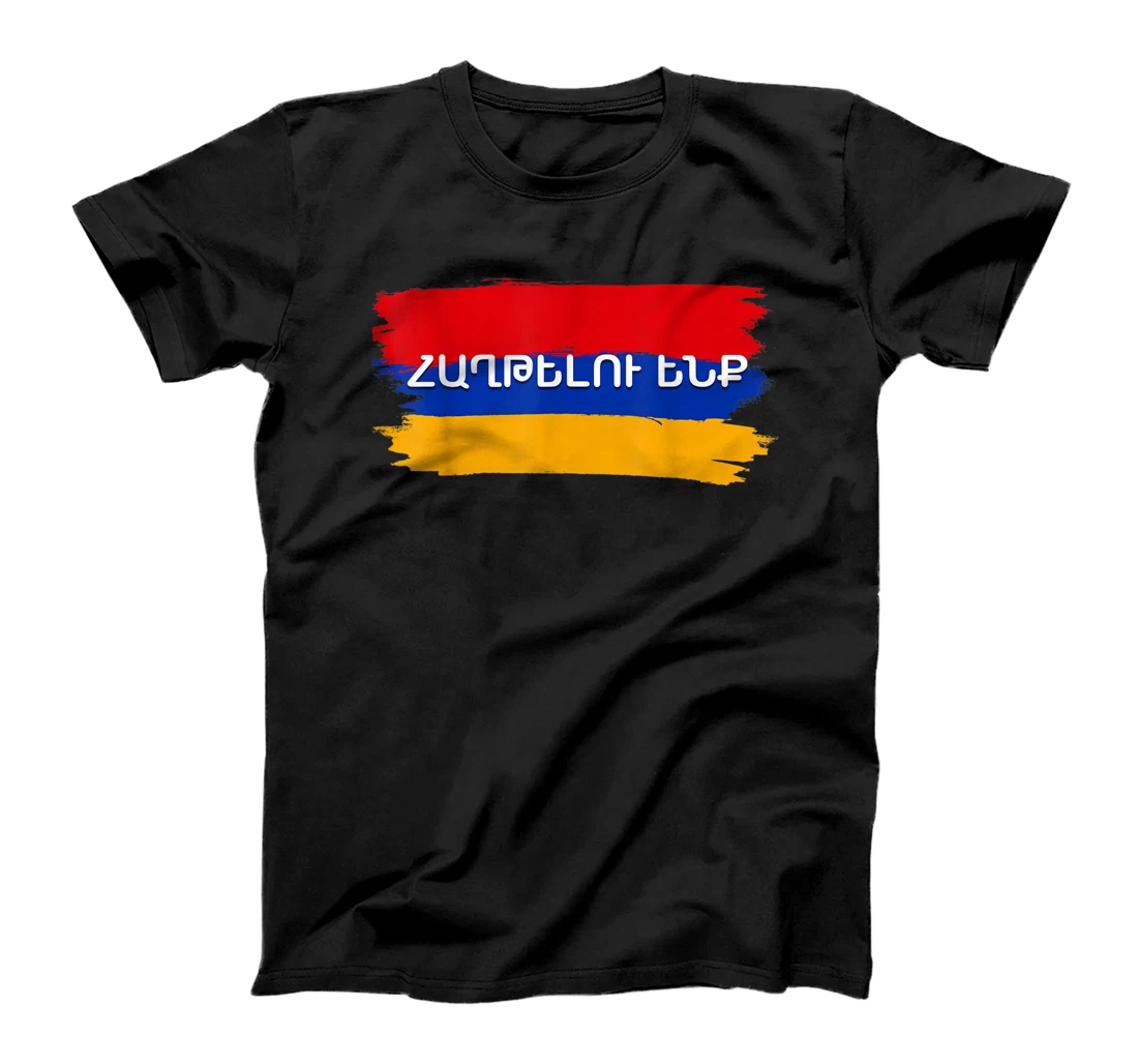 Peace For Armenian Artsakh Strong Armenian Flag Design Gift T-Shirt