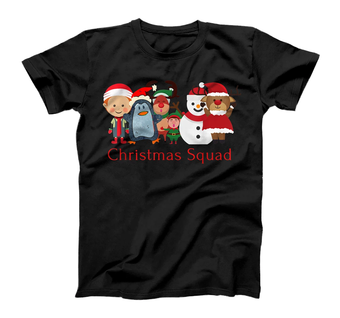 Christmas Squad Family Matching Christmas Group Gift Pajama T-Shirt