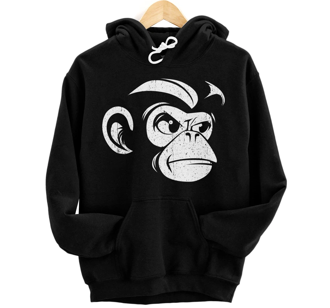 Personalized Monkey Pullover Hoodie