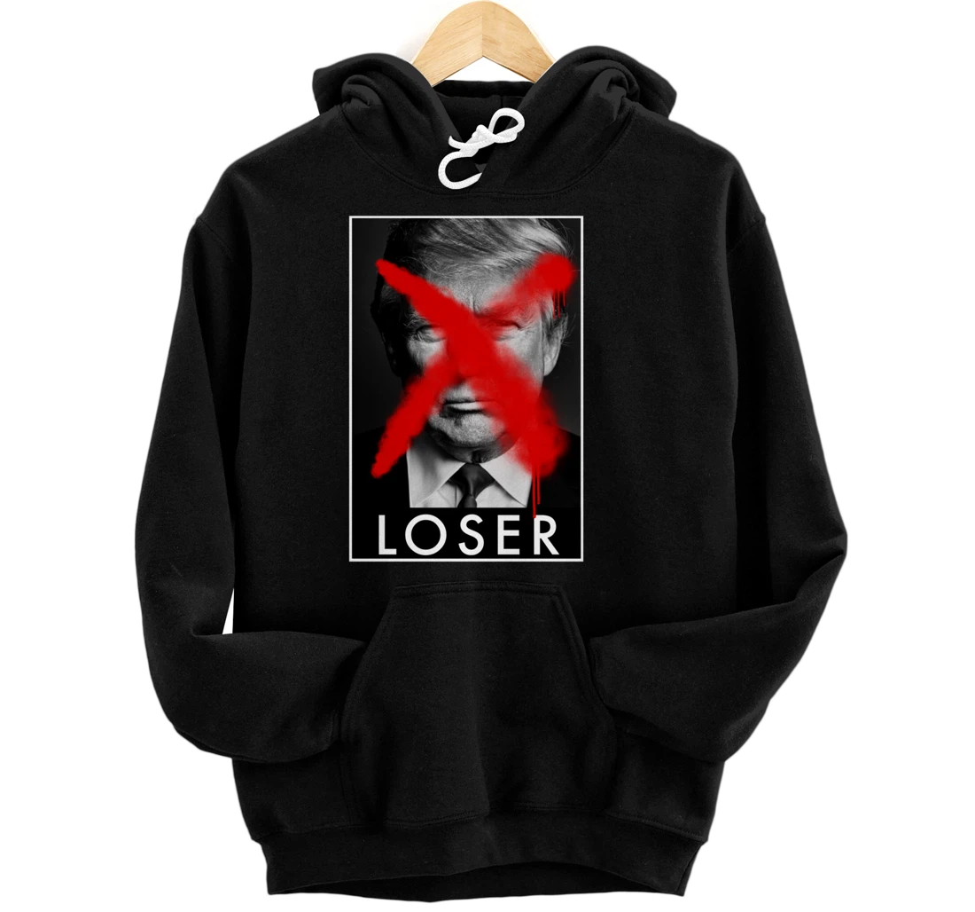 Personalized Politics, trump loser, loser, Str8evil Pullover Hoodie