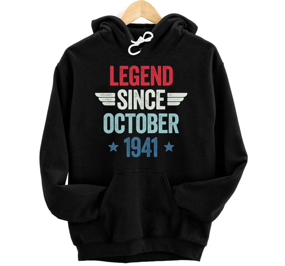 Personalized Legend Since October 1941 Pullover Hoodie