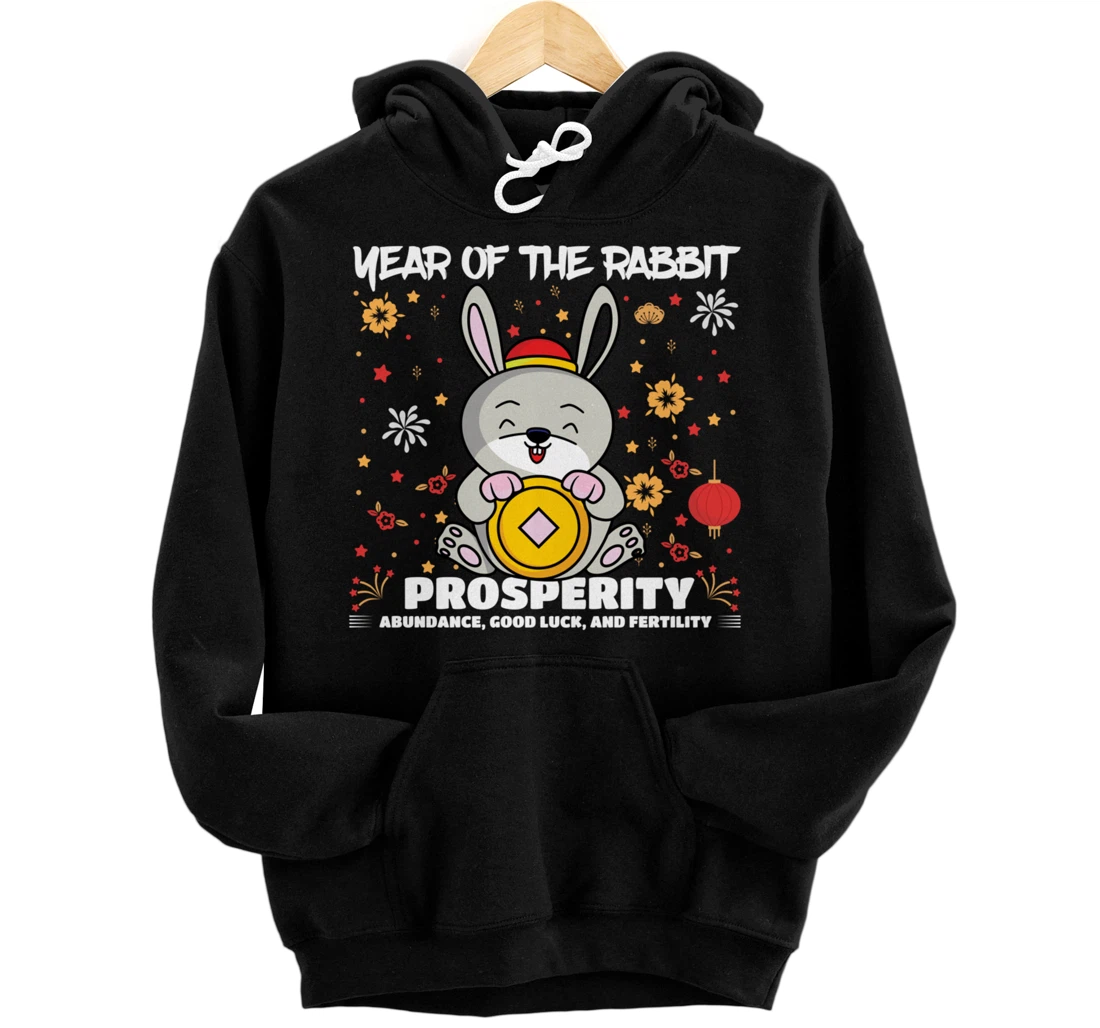 Personalized Chinese New Year Clothing Rabbit Chinese New Year 2023 Pullover Hoodie