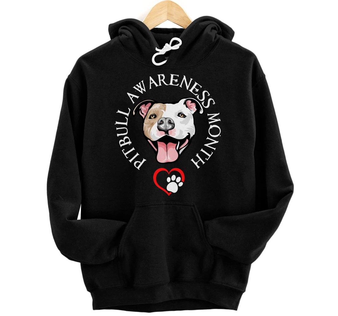 Personalized Pitbull Awareness Month - Pitbull Love - Stop BSL - Anti BSL Pullover Hoodie