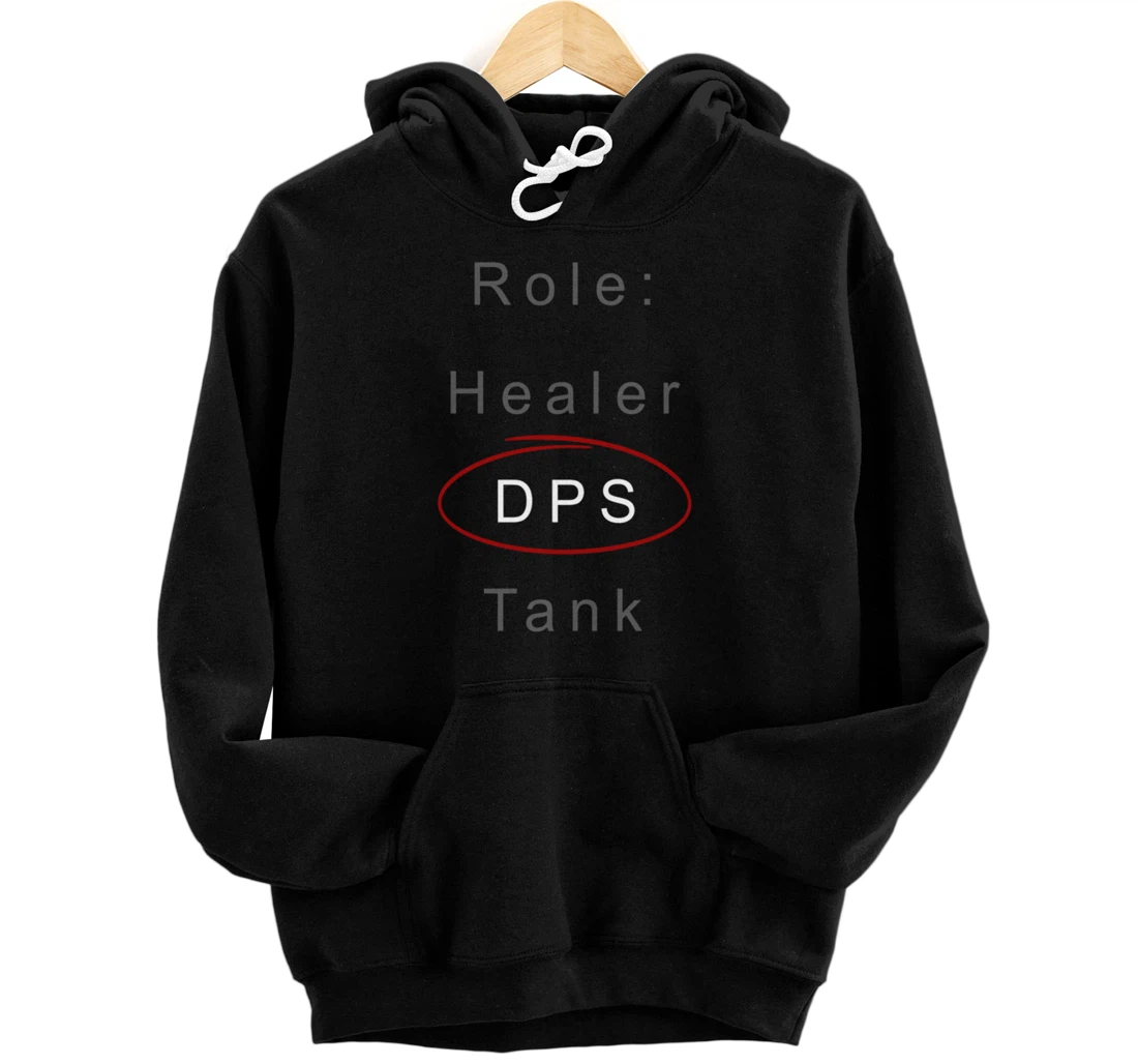 Personalized MMO DPS Role Pullover Hoodie