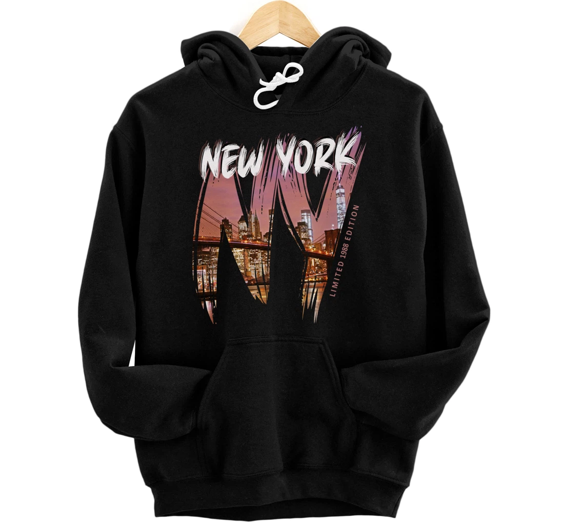 Personalized New York Skylines Limited 1988 Edition Design Pullover Hoodie