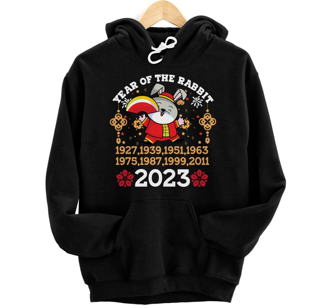 Personalized Chinese New Year Clothing Rabbit Chinese New Year 2023 Pullover Hoodie