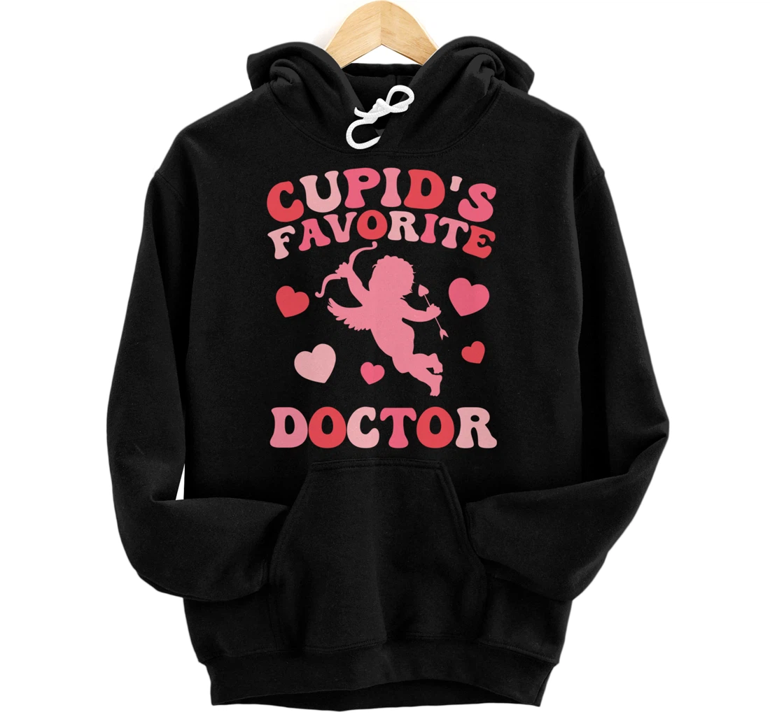 Personalized Cupids Favorite Doctor Happy Valentines Day One Loved Doctor Pullover Hoodie