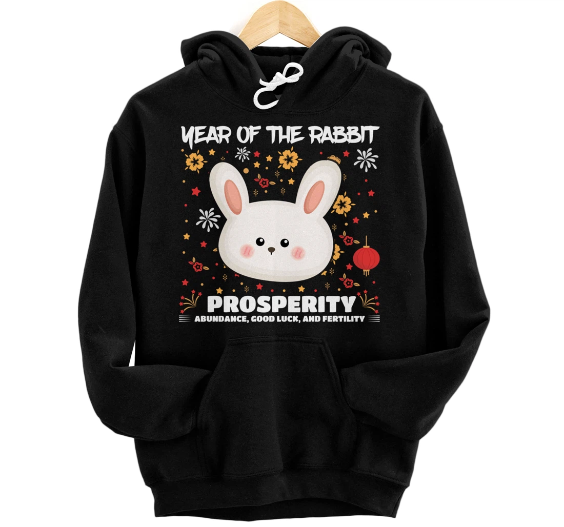 Personalized Chinese New Year Clothing Rabbit Chinese New Year 2023 Pullover Hoodie