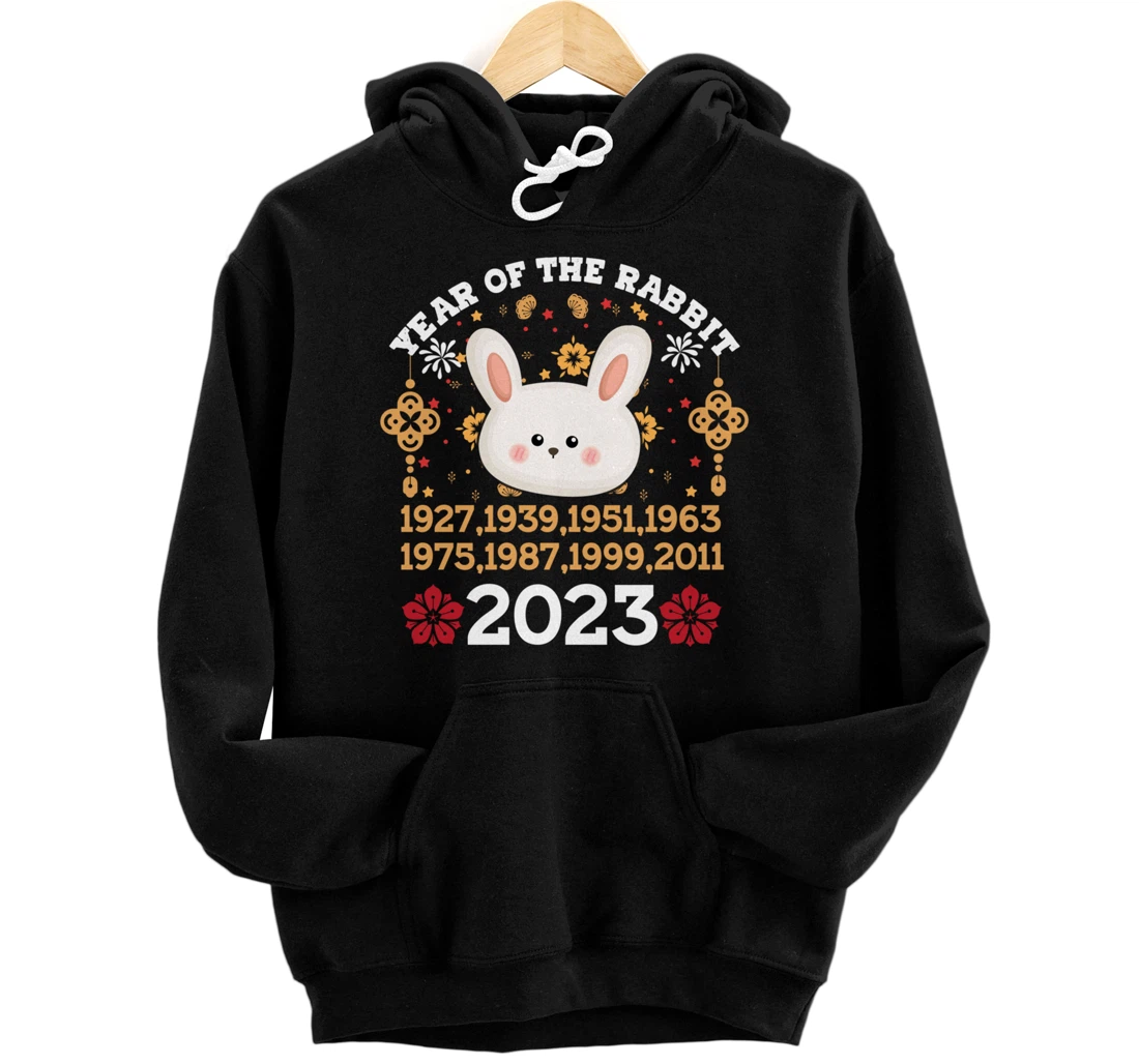 Personalized Chinese New Year Clothing Rabbit Chinese New Year 2023 Pullover Hoodie