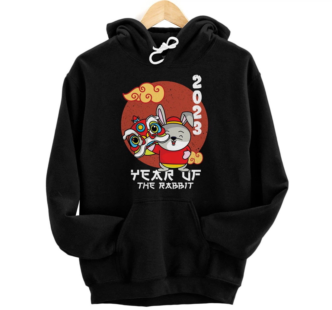 Personalized Year Of The Rabbit 2023 Chinese Zodiac Lunar New Year 2023 Pullover Hoodie