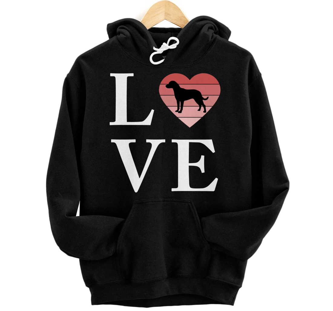 Personalized Love Dog Breed Cimarron Uruguayo Dog Valentine Love Dogs Pullover Hoodie