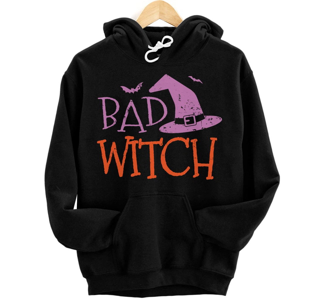 Personalized Bad Witch Hilarious Naughty Witches Costume 31 October Gift Pullover Hoodie