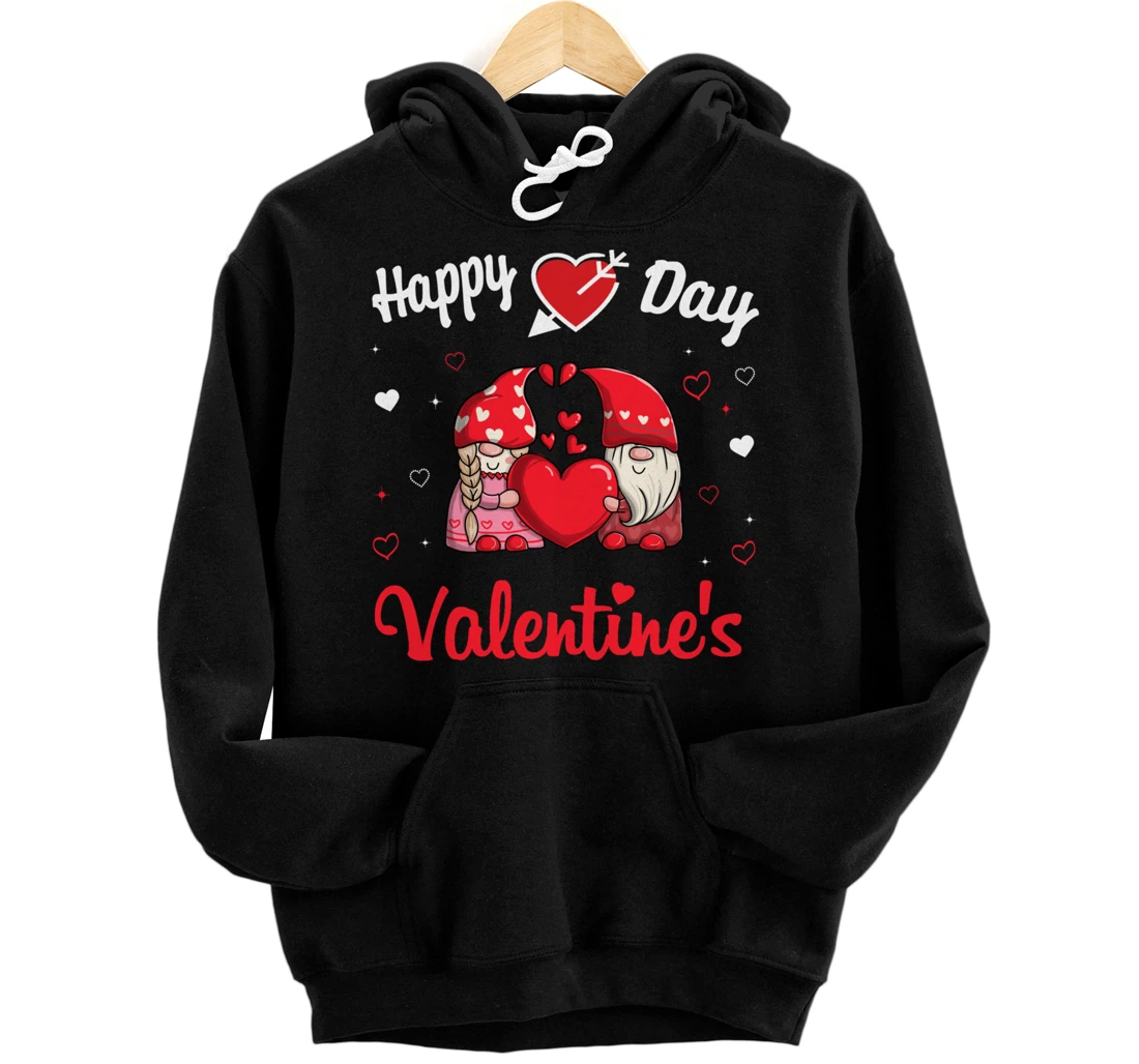 Personalized Happy Valentine's Day 2023 Valentine's day gnomes men women Pullover Hoodie