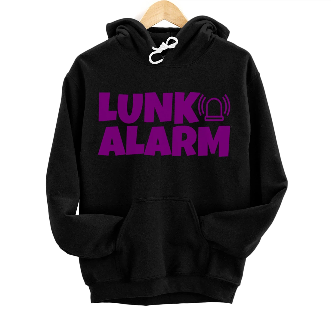 Personalized Lunk Alarm Funny Gym Apparel Makes a Great Gift for Any Lunk Pullover Hoodie