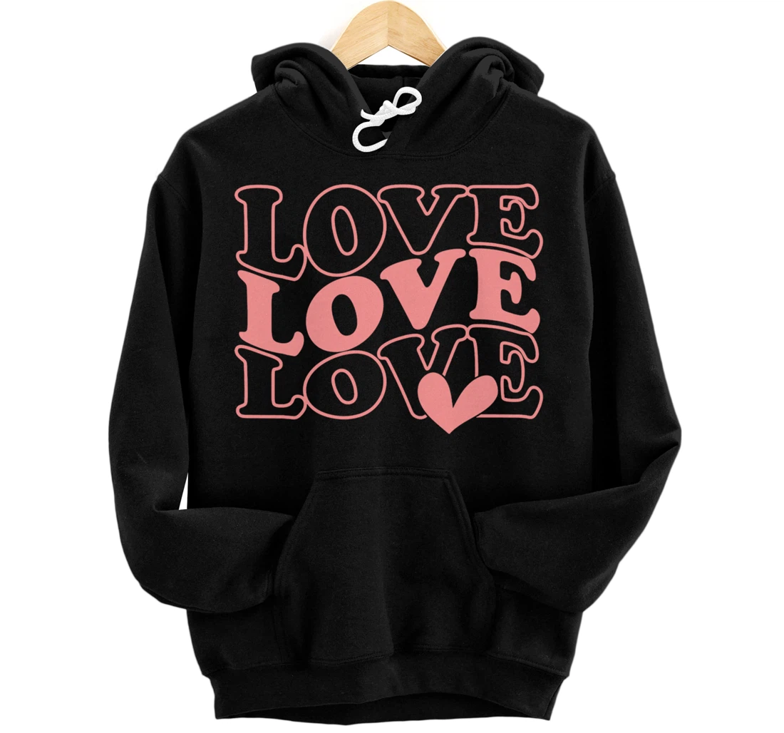 Personalized Love Letter Heart Happy Valentine's Day Tee Hello Valentine Pullover Hoodie