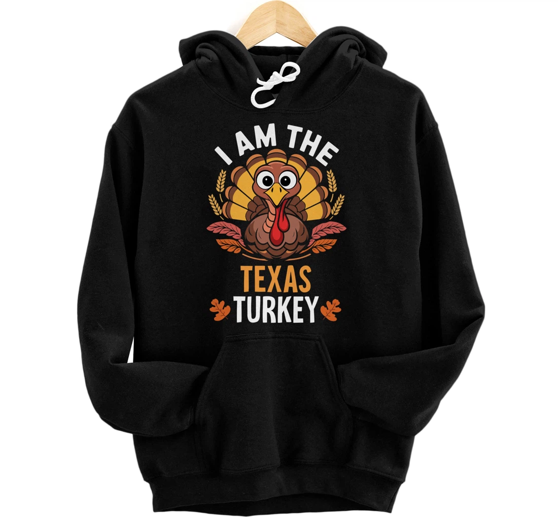 Personalized Thanksgiving I'm The Texas Turkey Matching Pullover Hoodie