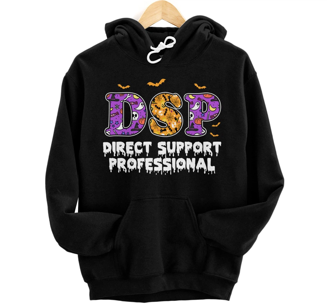 Personalized DSP Direct Support Professional Halloween Spooky Costume Boo Pullover Hoodie