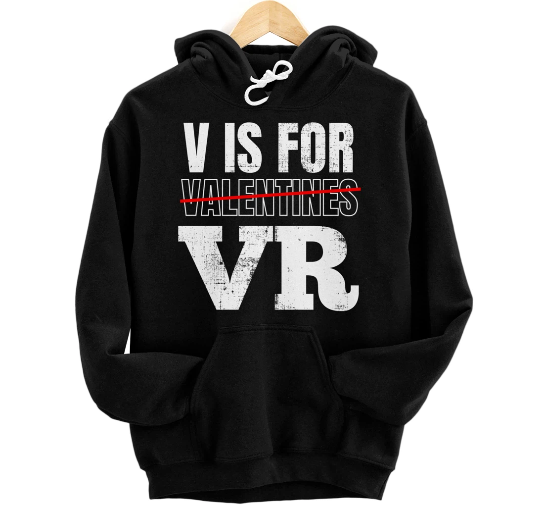 Personalized Anti Valentines Day Gamer Pullover Hoodie