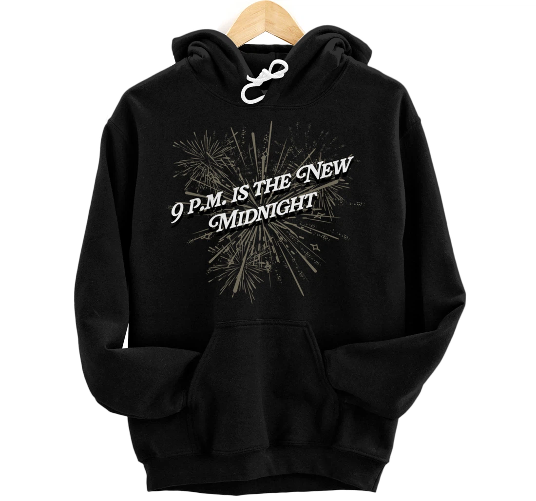 Personalized The New Midnight Happy New Year Pun NYE Joke Sayings Funny Pullover Hoodie