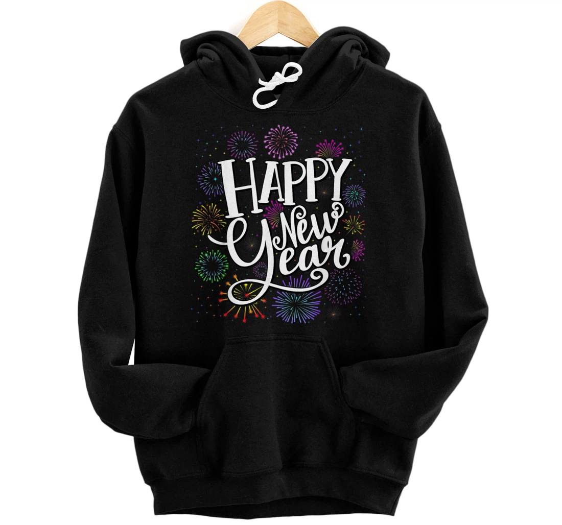 Personalized New Years Eve Party Supplies 2023 Happy New Year Pullover Hoodie