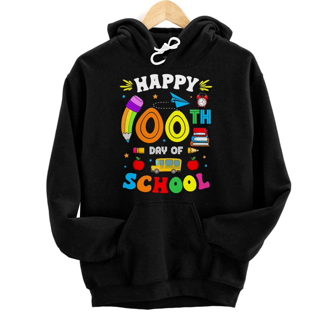 Personalized 100 Days Smarter School Happy 100th Day Of School Pullover Hoodie