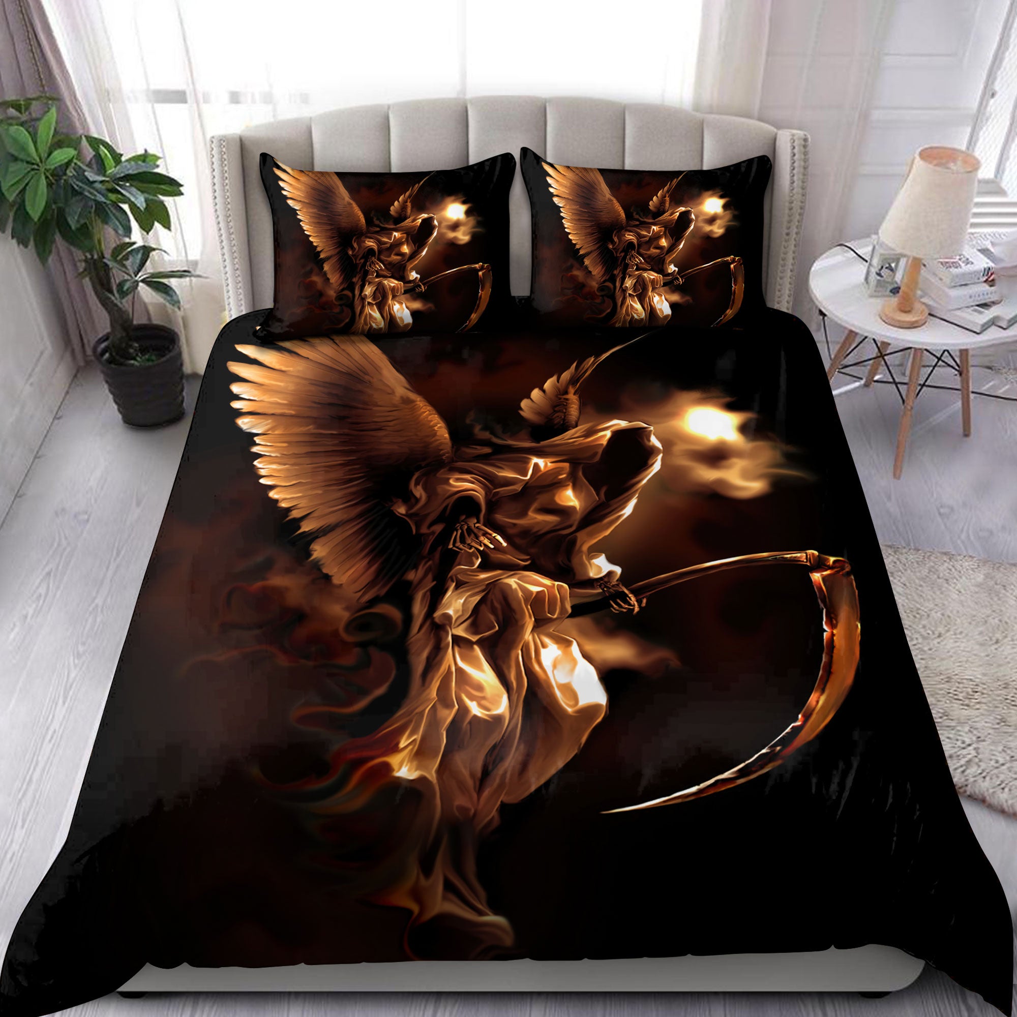 Angel Of Death Sleepwish Bedding Set NTN25102201 - Bedding Set, Duvet Cover, Quilt, Pillow, Blanket