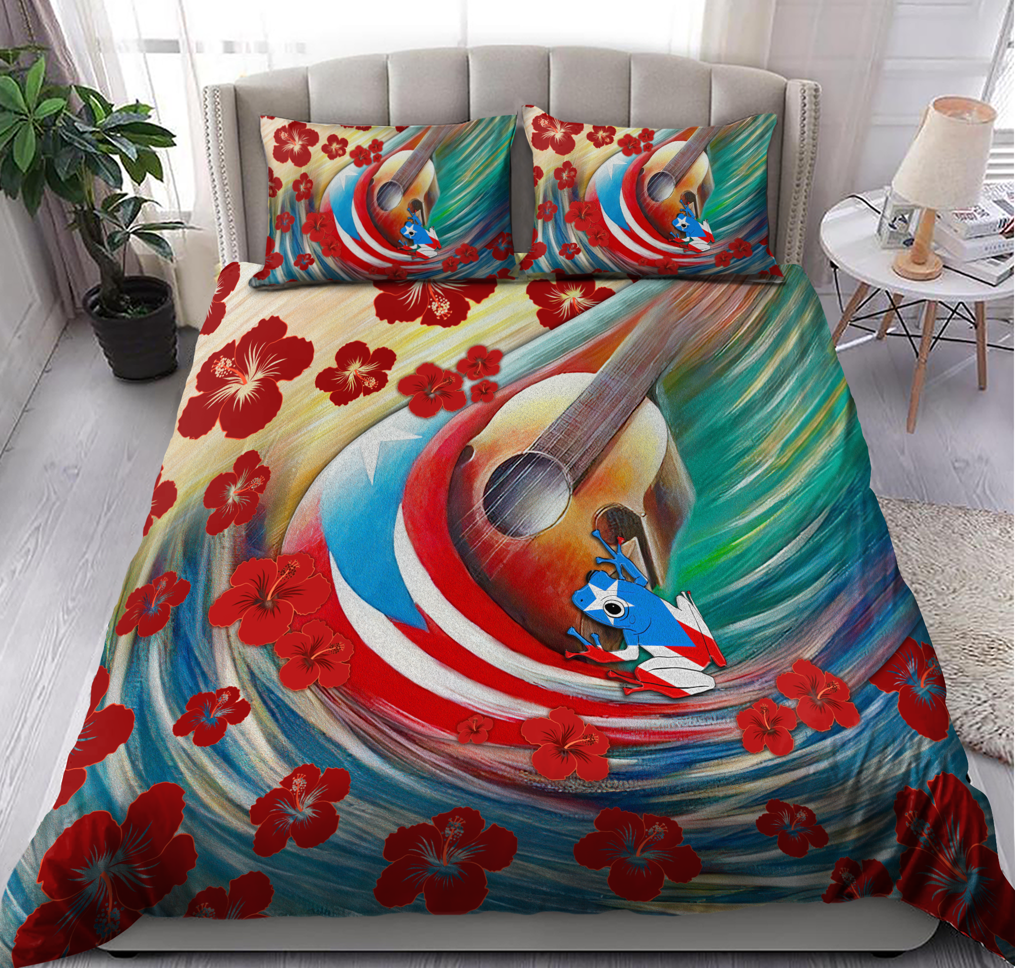 Puerto Rico Bedding Sets - Bedding Set, Duvet Cover, Quilt, Pillow, Blanket