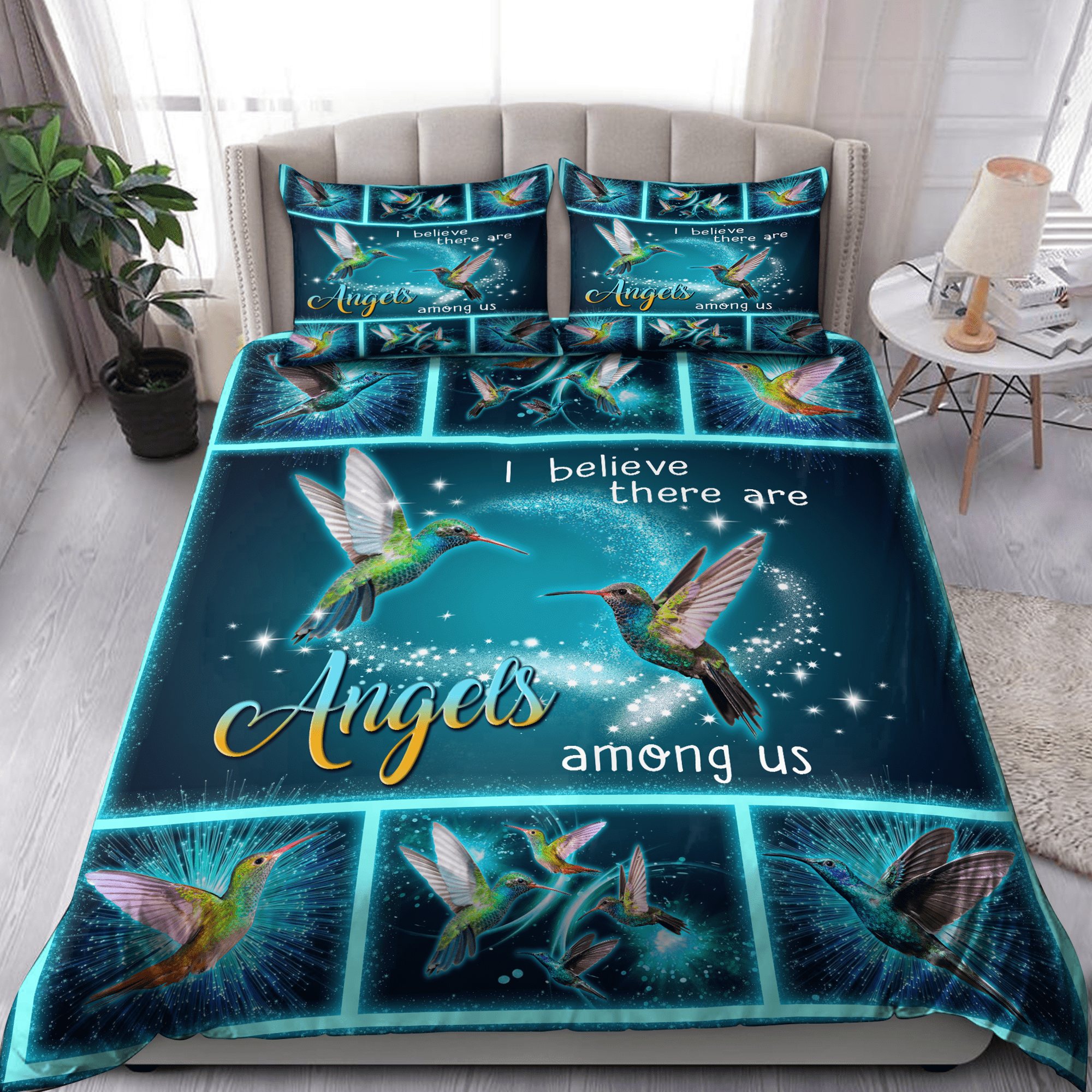 Hummingbird Bedding Set - Bedding Set, Duvet Cover, Quilt, Pillow, Blanket
