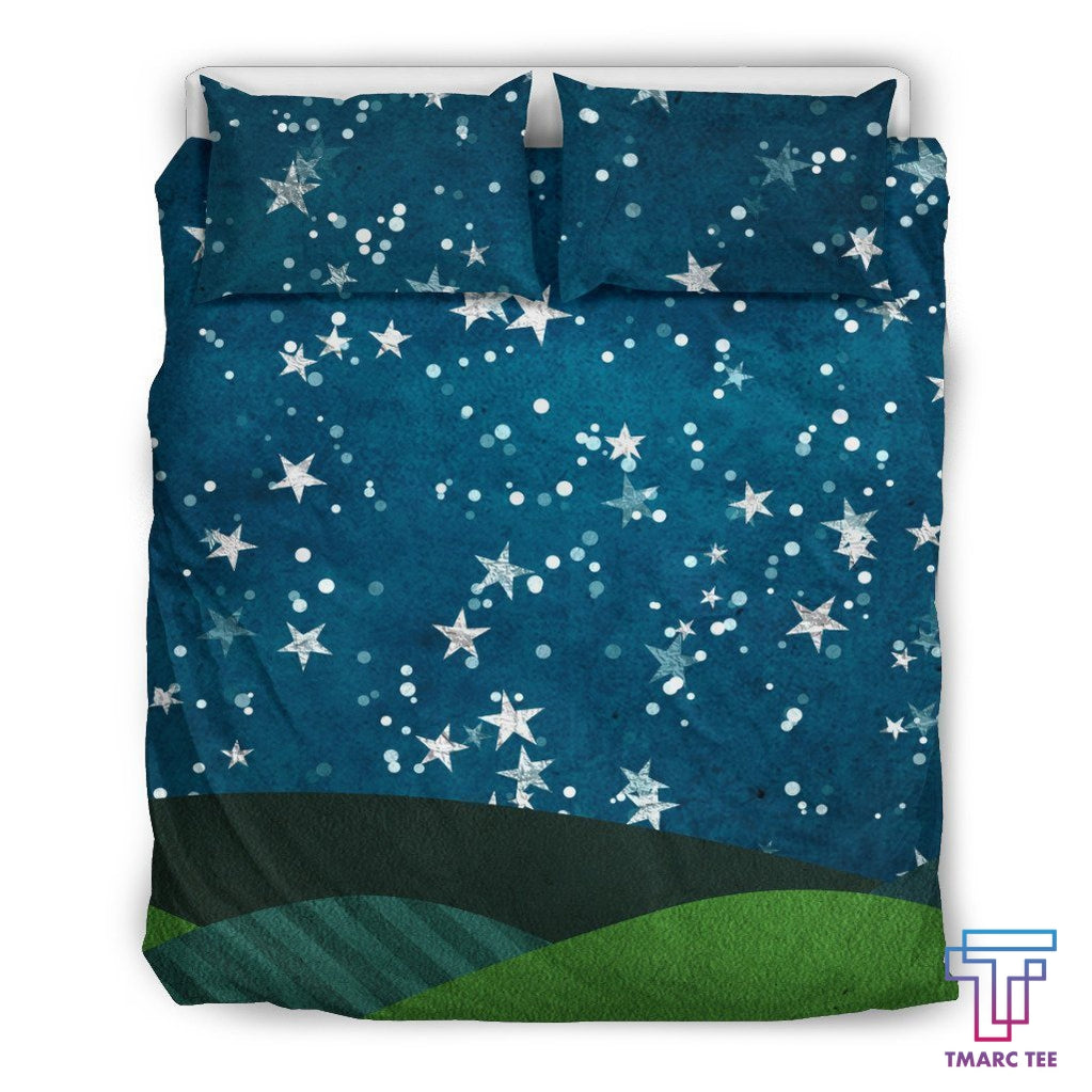 Fantasy Night Sky D Bedding Set - Bedding Set, Duvet Cover, Quilt, Pillow, Blanket