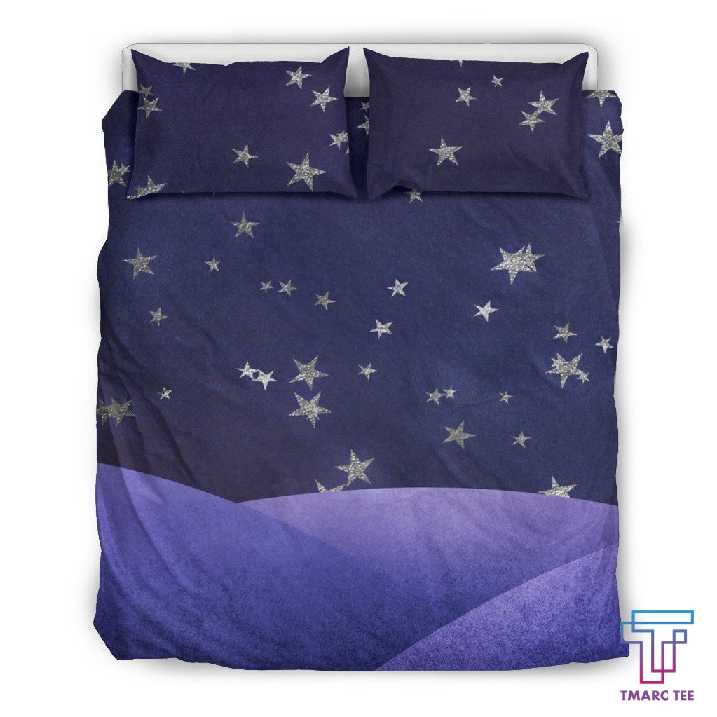 Fantasy Night Sky D Bedding Set - Bedding Set, Duvet Cover, Quilt, Pillow, Blanket