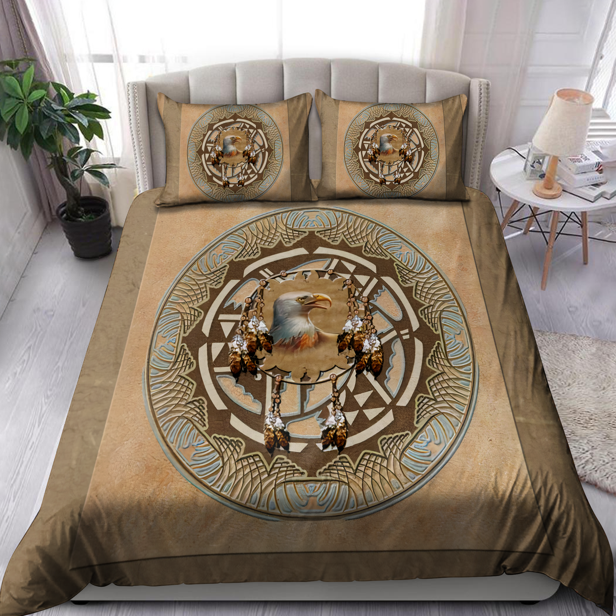 Native American Bedding Set - Bedding Set, Duvet Cover, Quilt, Pillow, Blanket