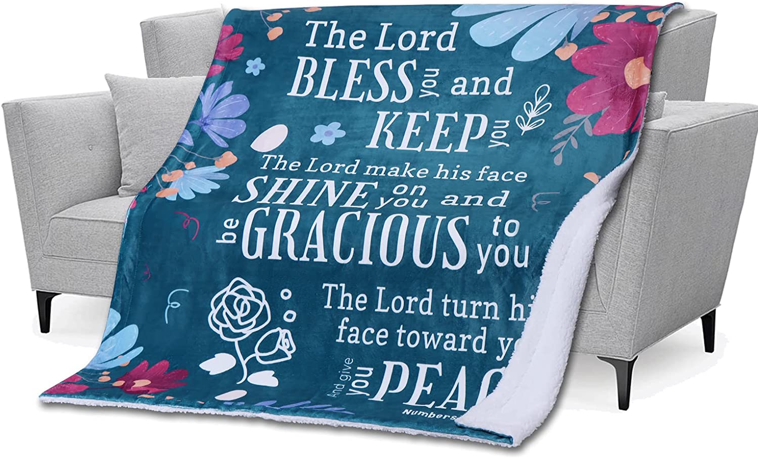 Bedding - Blanket, Duvet Cover, Quilt, Pillow - The Blessing Blankets For Women | Inspirational Gifts For Women - Thoughtful Birthday Gifts For Women | Christian Gifts For Women Or Men