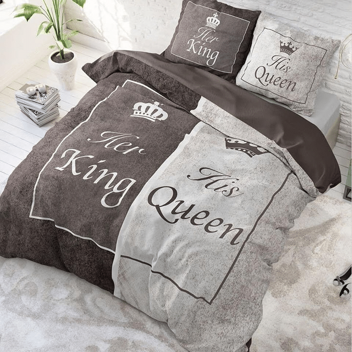 Duvet Cover, Quilt, Pillow, Blanket - Holiday Bedding Set For Couple Valentine's Day QT202020Xa Bedding Set
