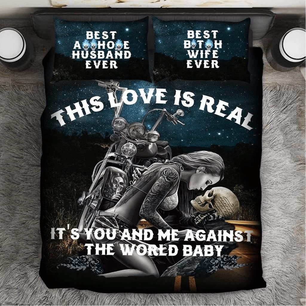Duvet Cover, Quilt, Pillow, Blanket - Holiday This Love Is Real Bedding Set For Couple Valentine's Day QT202029Xa Bedding Set
