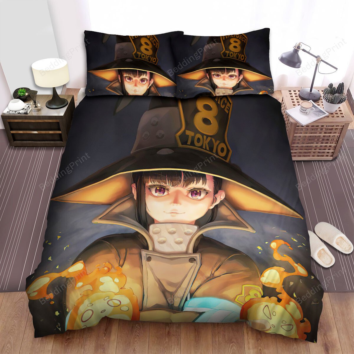 Duvet Cover, Quilt, Pillow, Blanket - Fire Force Anime Art 31 Bed Sheets Duvet Cover Bedding Sets Bedding Set