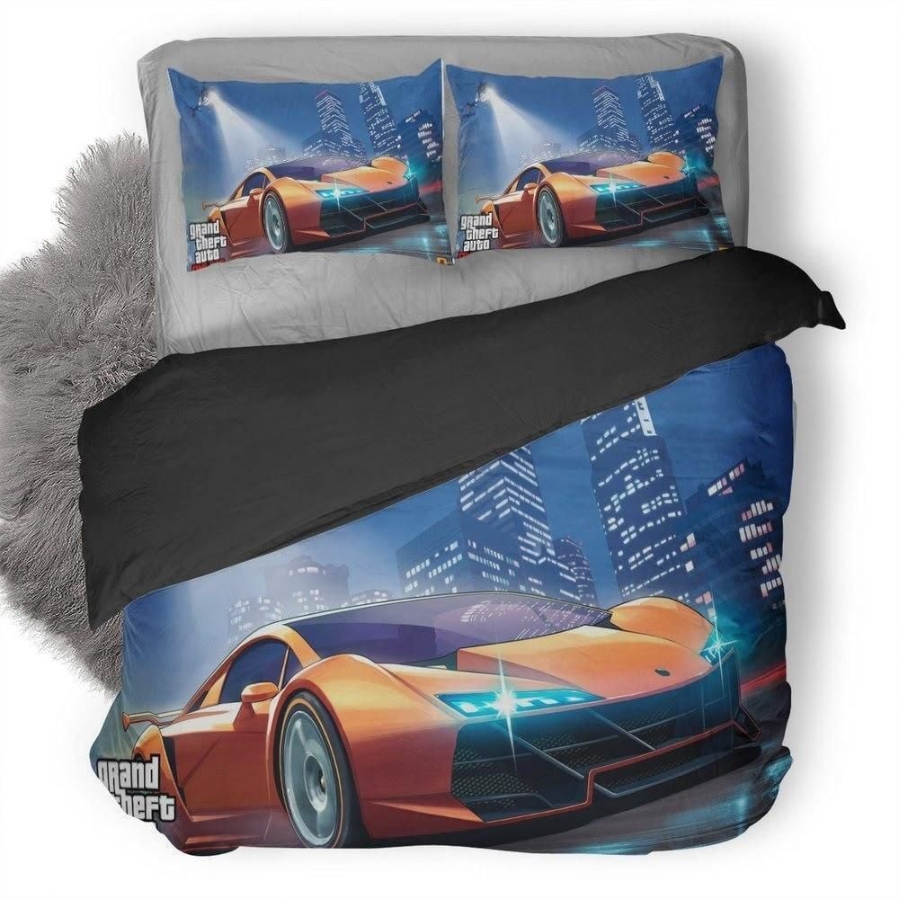 Duvet Cover, Quilt, Pillow, Blanket - Grand Theft Auto V #48 Duvet Cover Bedding Set Bedding Set