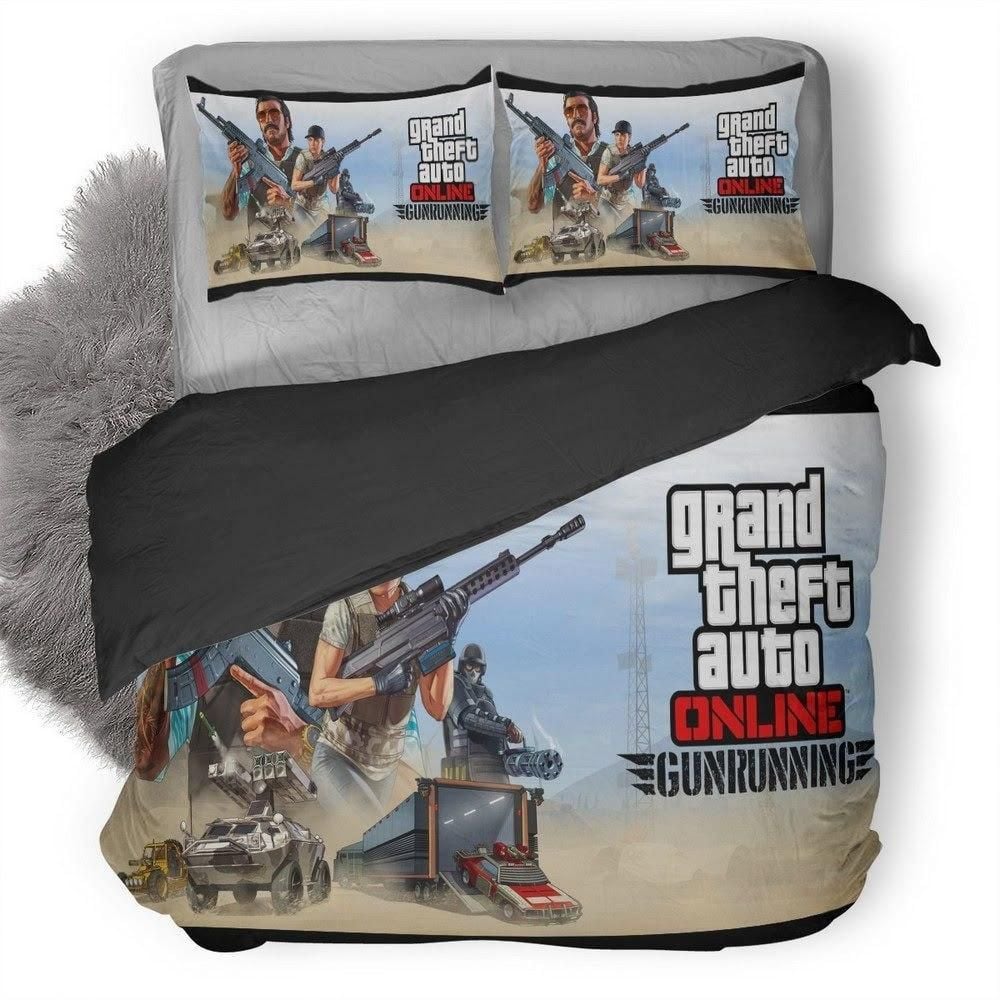 Duvet Cover, Quilt, Pillow, Blanket - Grand Theft Auto V #47 Duvet Cover Bedding Set Bedding Set