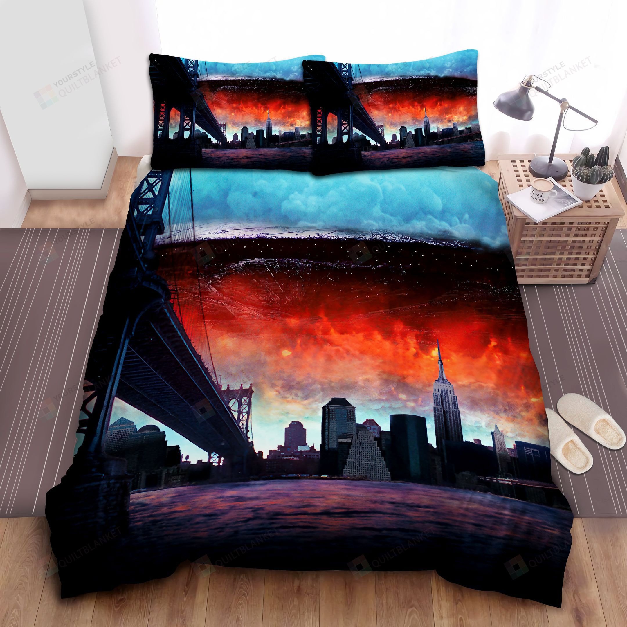 Duvet Cover, Quilt, Pillow, Blanket - Independence Day Movie Wallpaper Hd Bed Sheets Spread Comforter Duvet Cover Bedding Sets Bedding Set